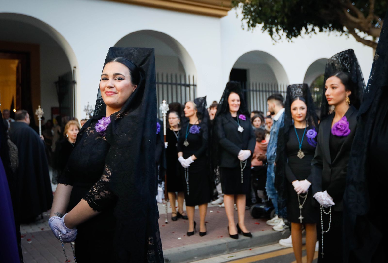 La procesión del Encuentro, en imágenes
