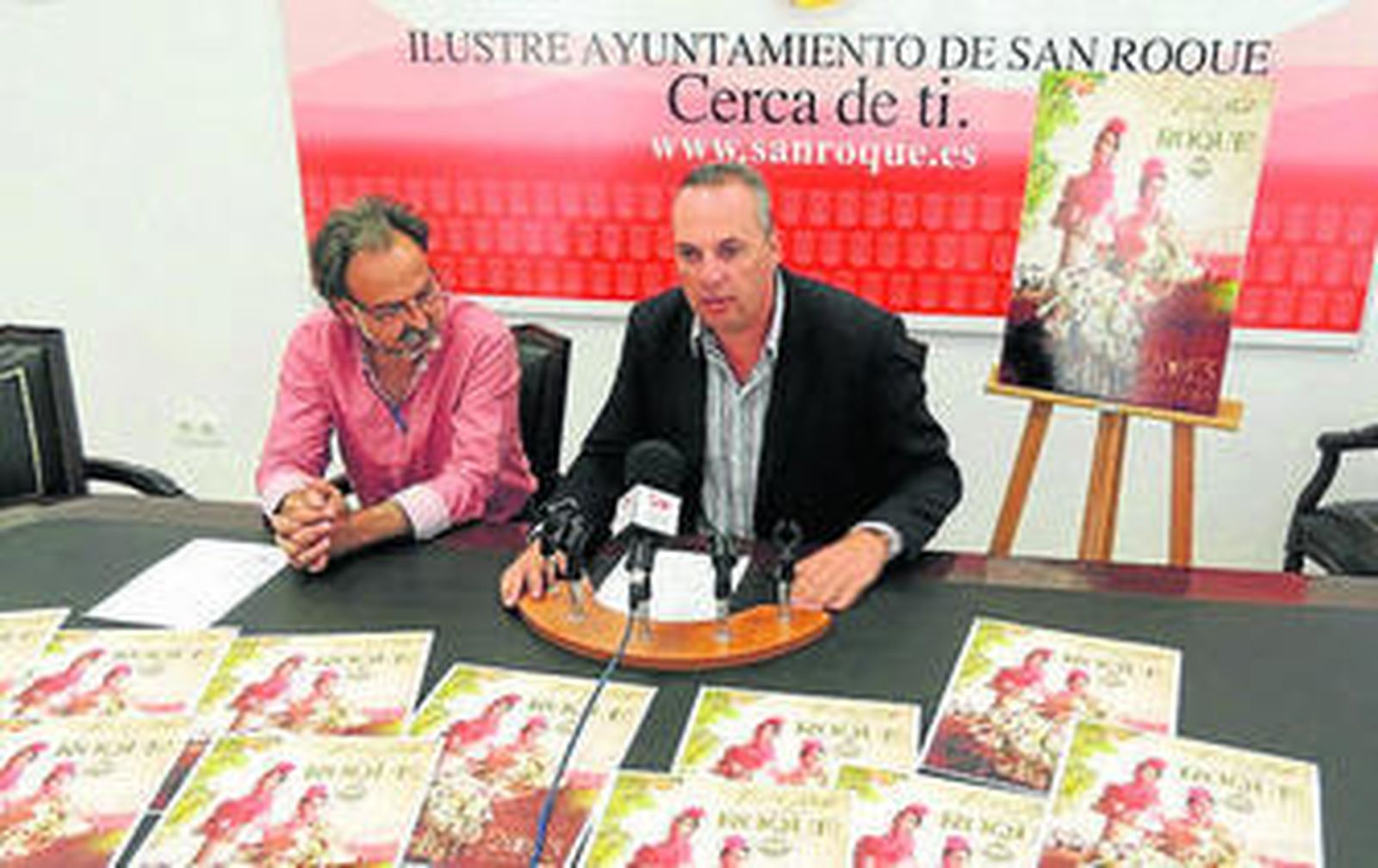 José Antonio Rojas y Juan Carlos Ruiz Boix, ayer en rueda de prensa.