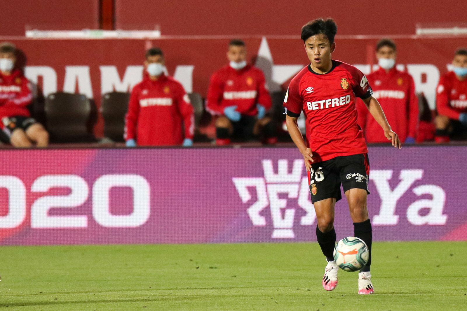 Kubo, en su anterior etapa en el Mallorca.