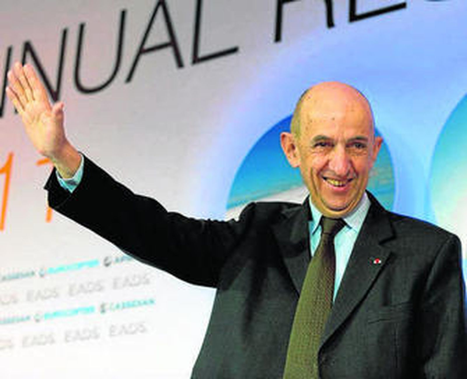 El presidente de EADS, Louis Gallois, ayer en París.