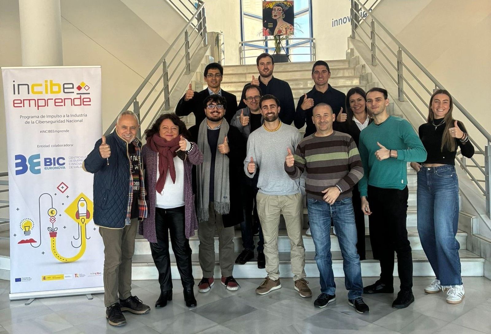 Foto de familia de BIC Euronova.