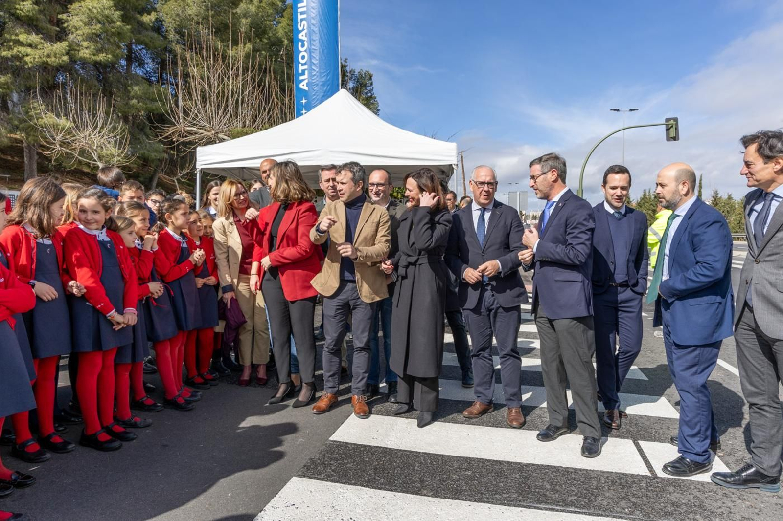 Inauguración del nuevo carril bici de acceso a Jaén por la carretera A-6050