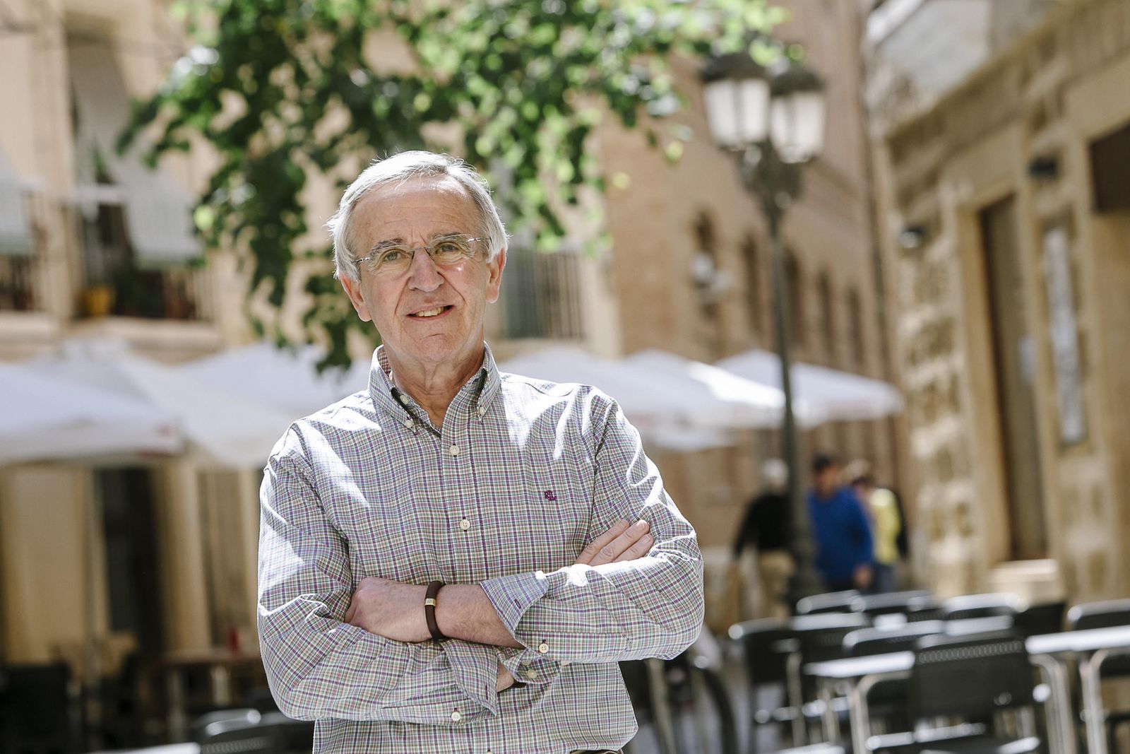 Pepe Ruiz, en la calle Plocia.