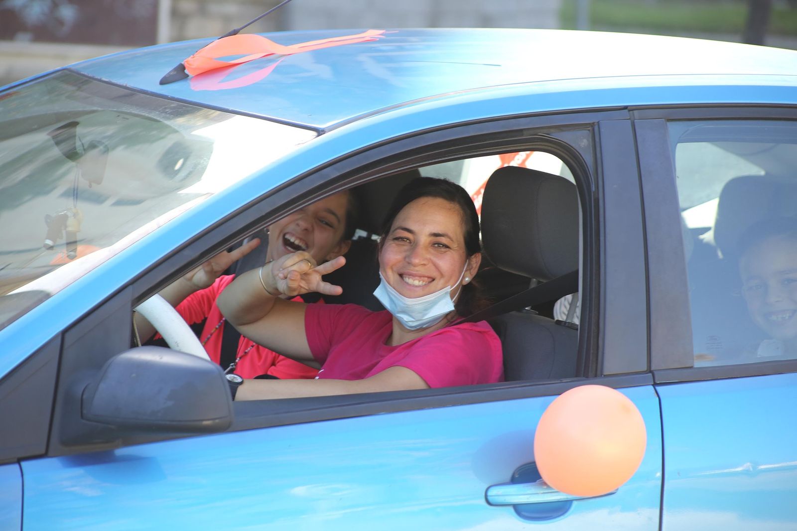 Caravana de coches contra la ley Celaá en Jerez