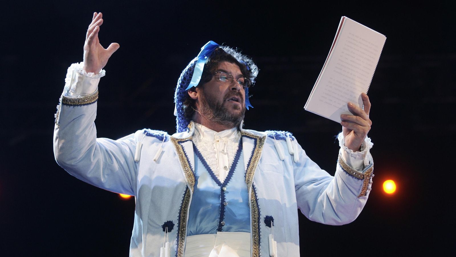 El Yuyu en su pregón de 2006.