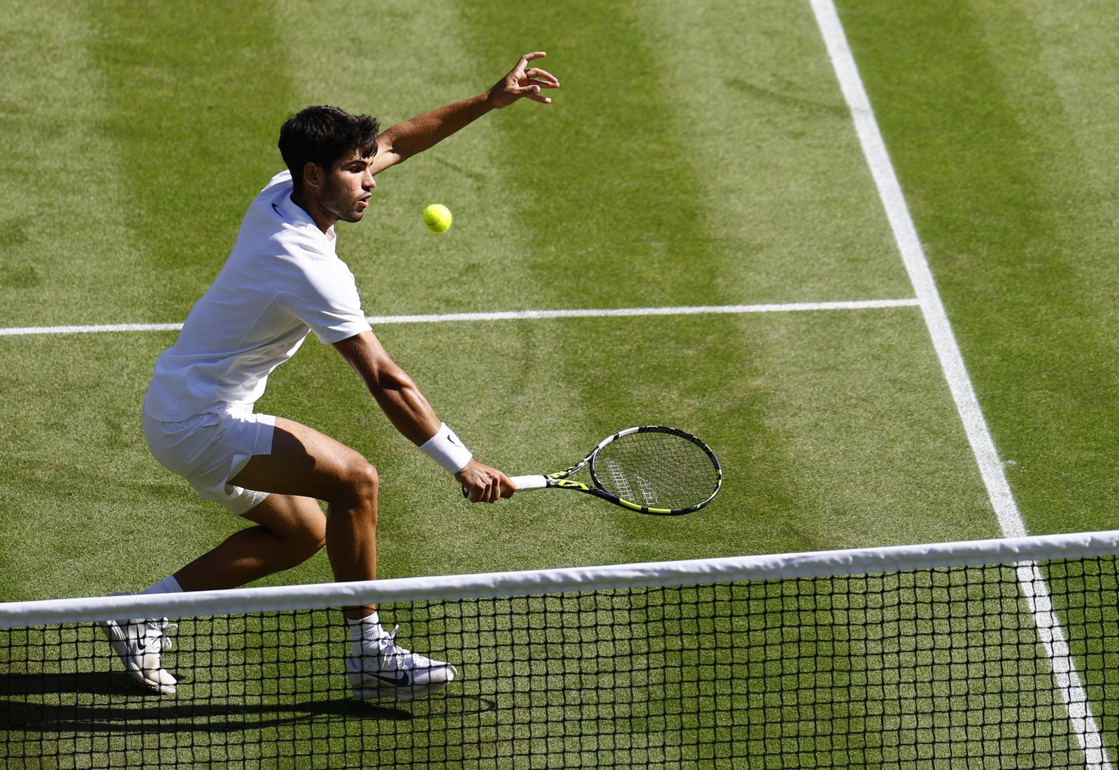 Las fotos del pase de Alcaraz a la final de Wimbledon Las fotos del pase de Alcaraz a la final de Wimbledon