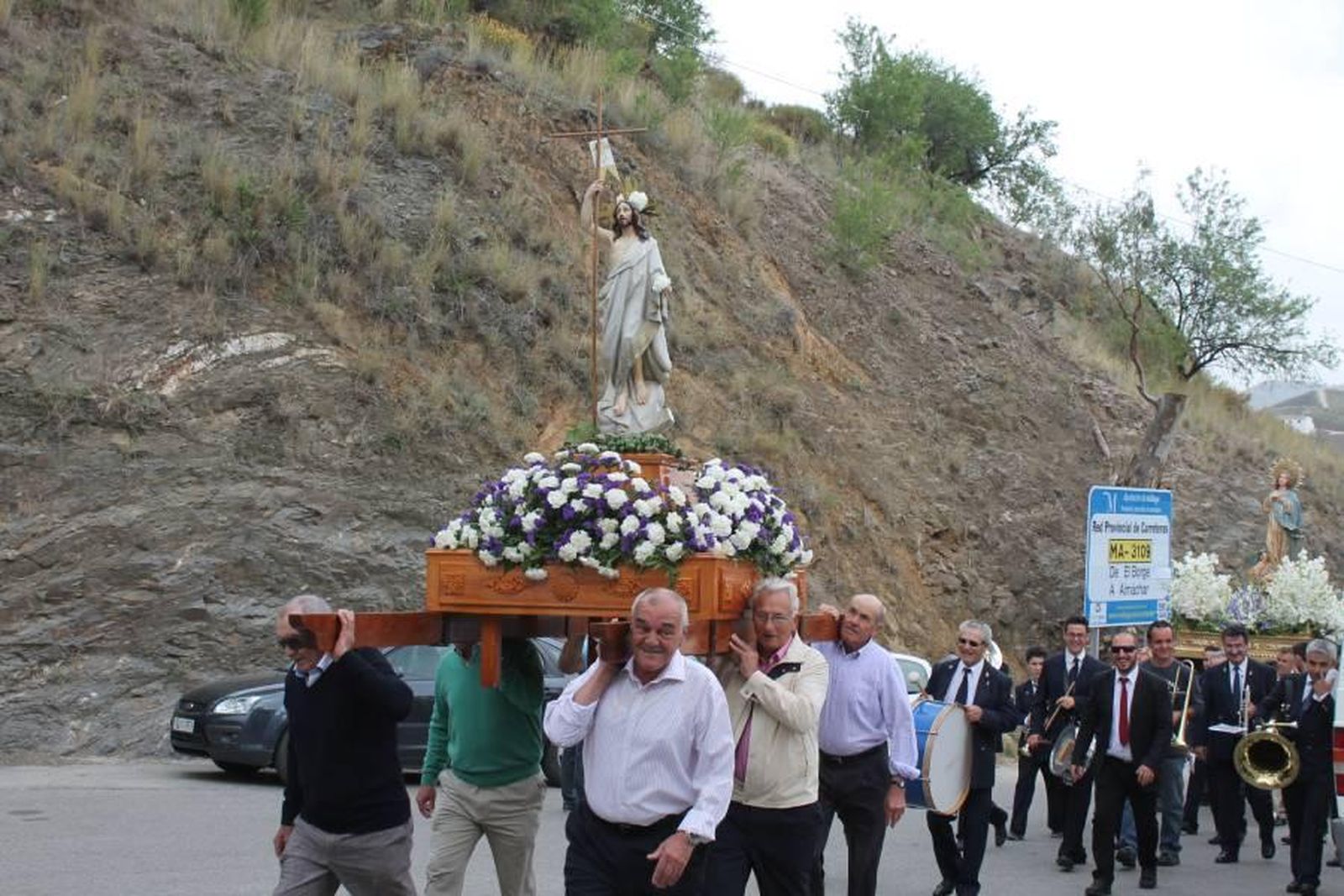 La procesión del Cristo Resucitado