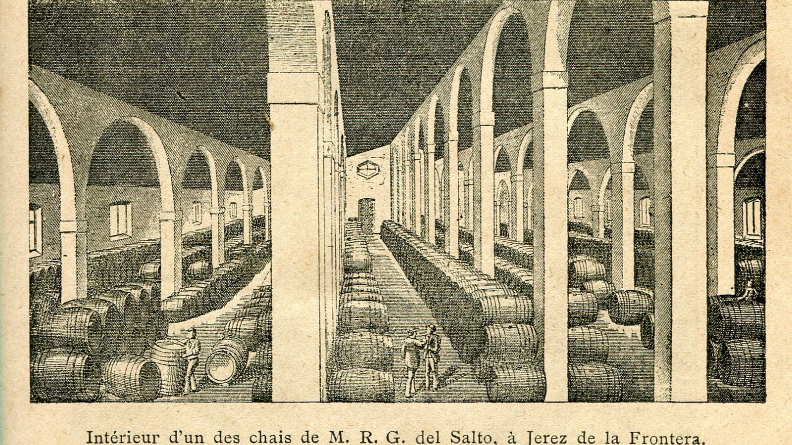 Vista interior de una de sus bodegas.