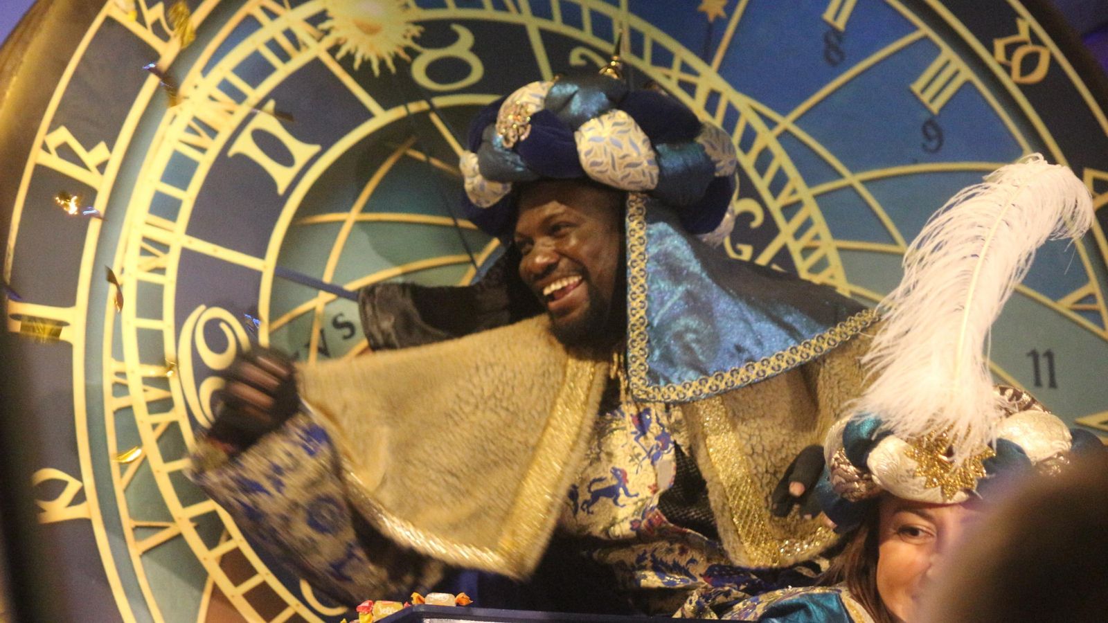 Rey Baltasar en la cabalgata