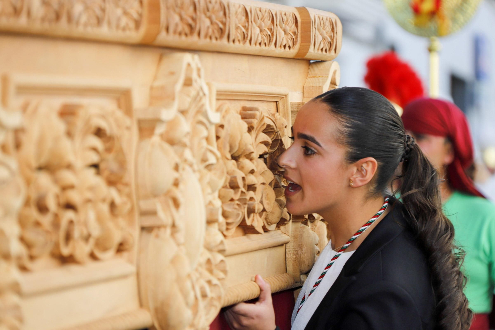 La procesión de la Borriquita en Villanueva de Córdoba, en imágenes