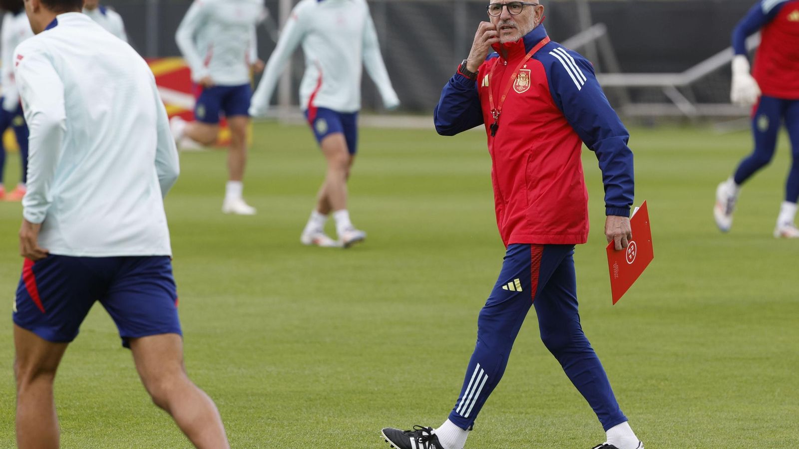 Las fotos de España antes del partido contra Alemania