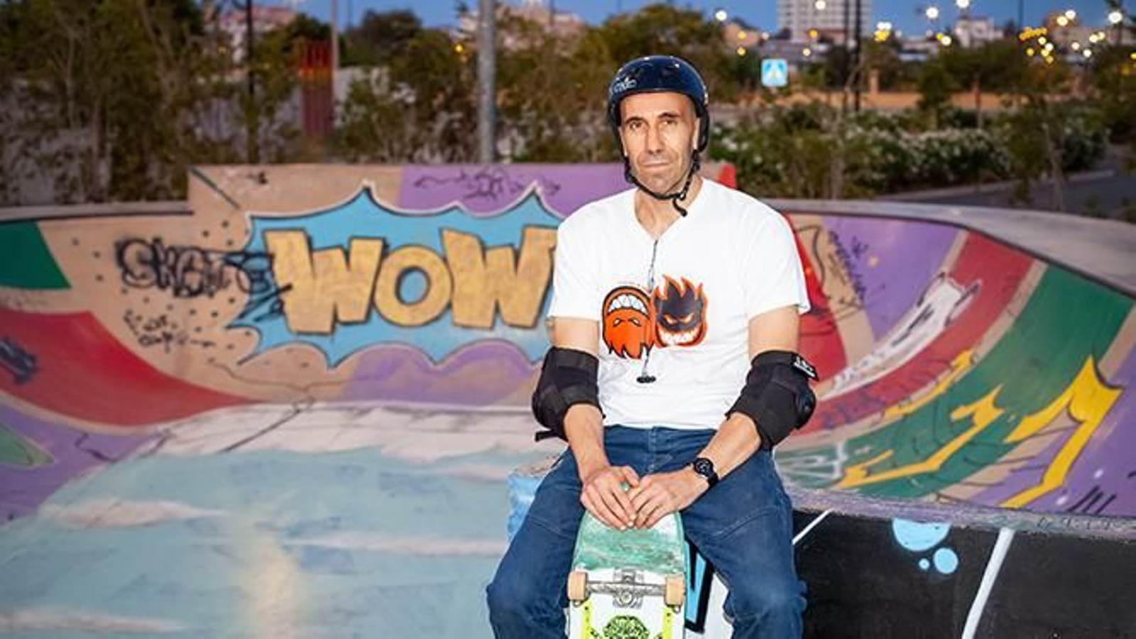 Francisco Fernández, skater de 44 años