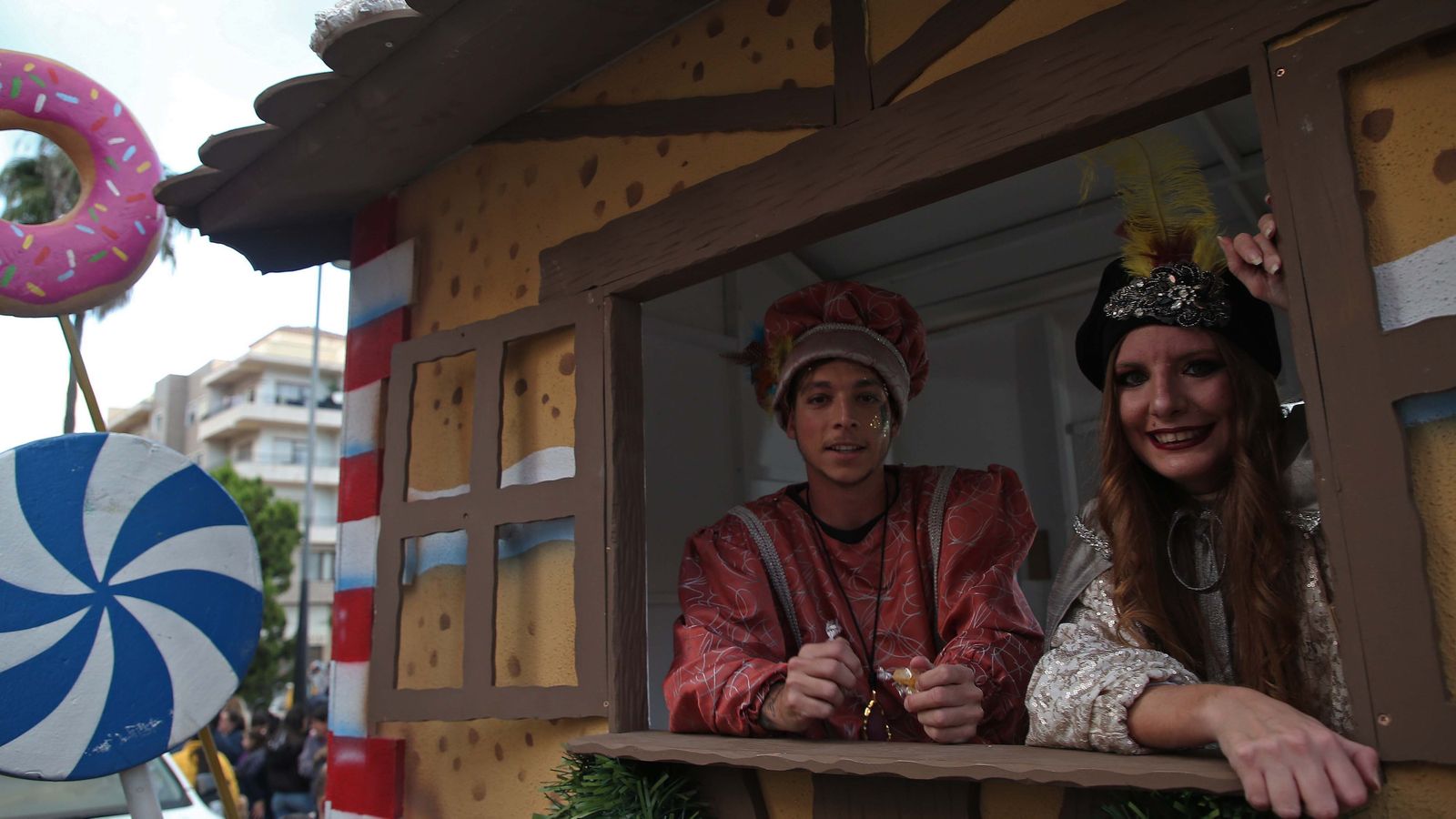 Fotos de la cabalgata de los Reyes Magos en Algeciras