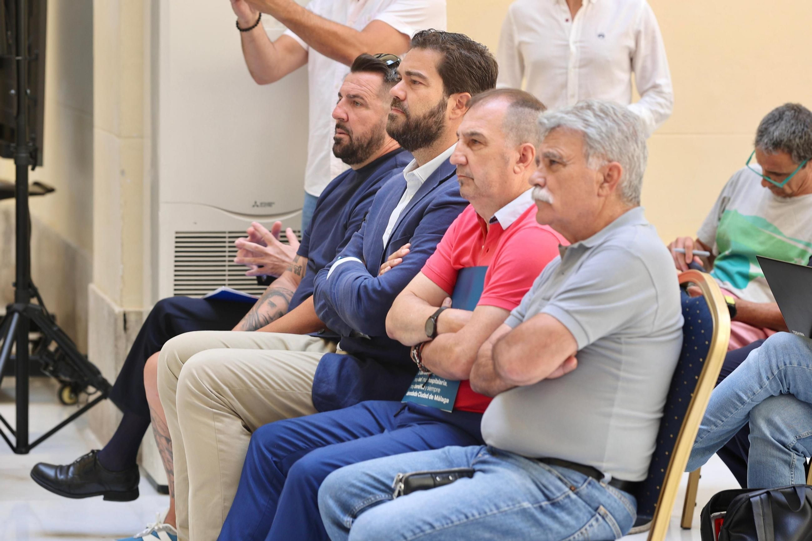 Mundial 2030 en Málaga: La reunión en el Ayuntamiento, en fotos