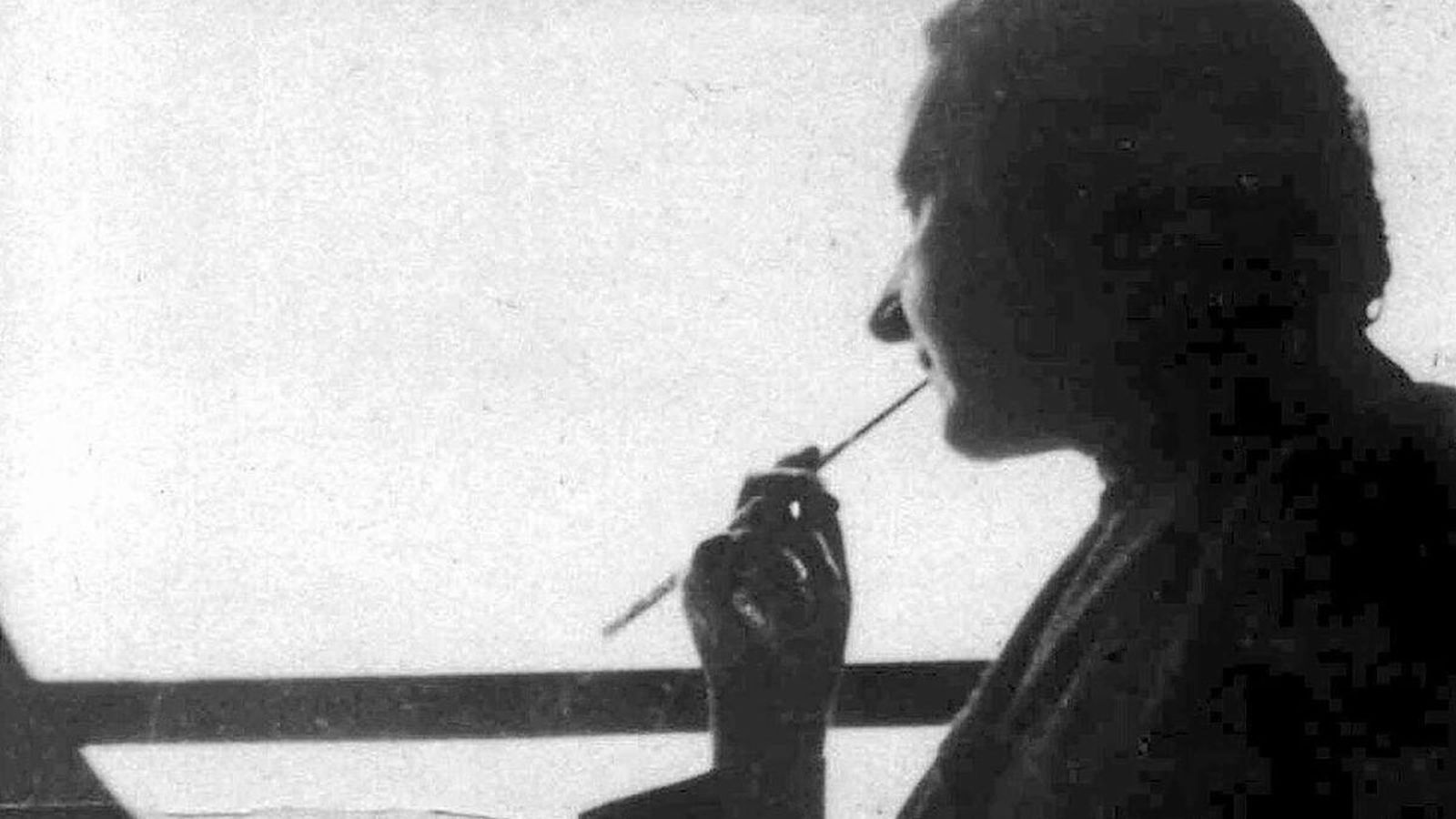 María Zambrano, en una imagen tomada en La Habana durante los años 40.