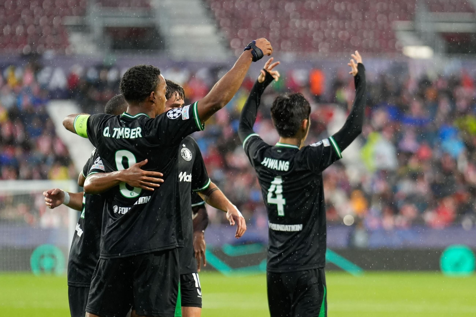 El Girona-Feyenoord de la Champions League, en fotos