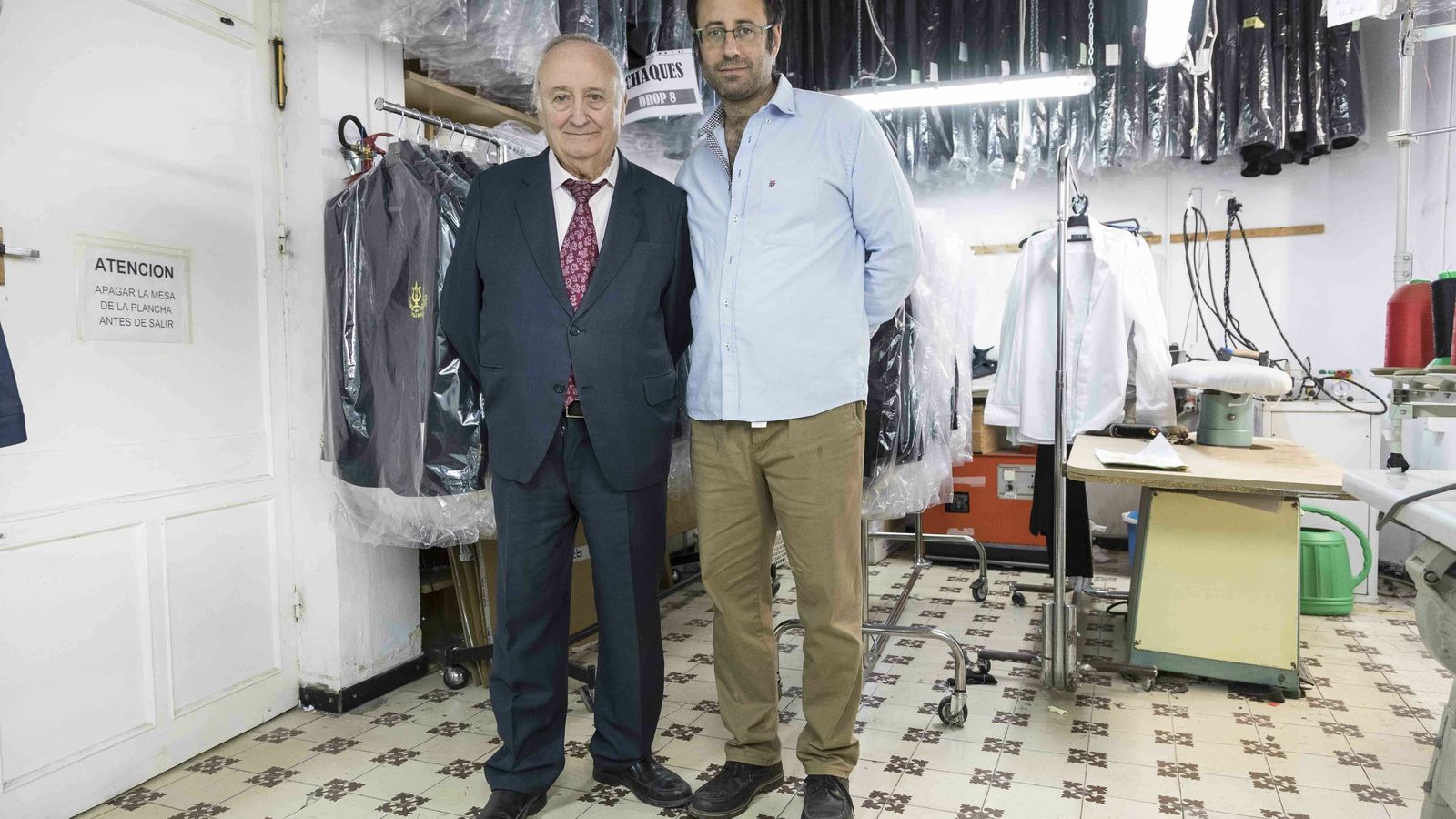 Antonio Martín y Raúl, hijo y nieto de Trinidad Berdejo, fundadora de Trimber.