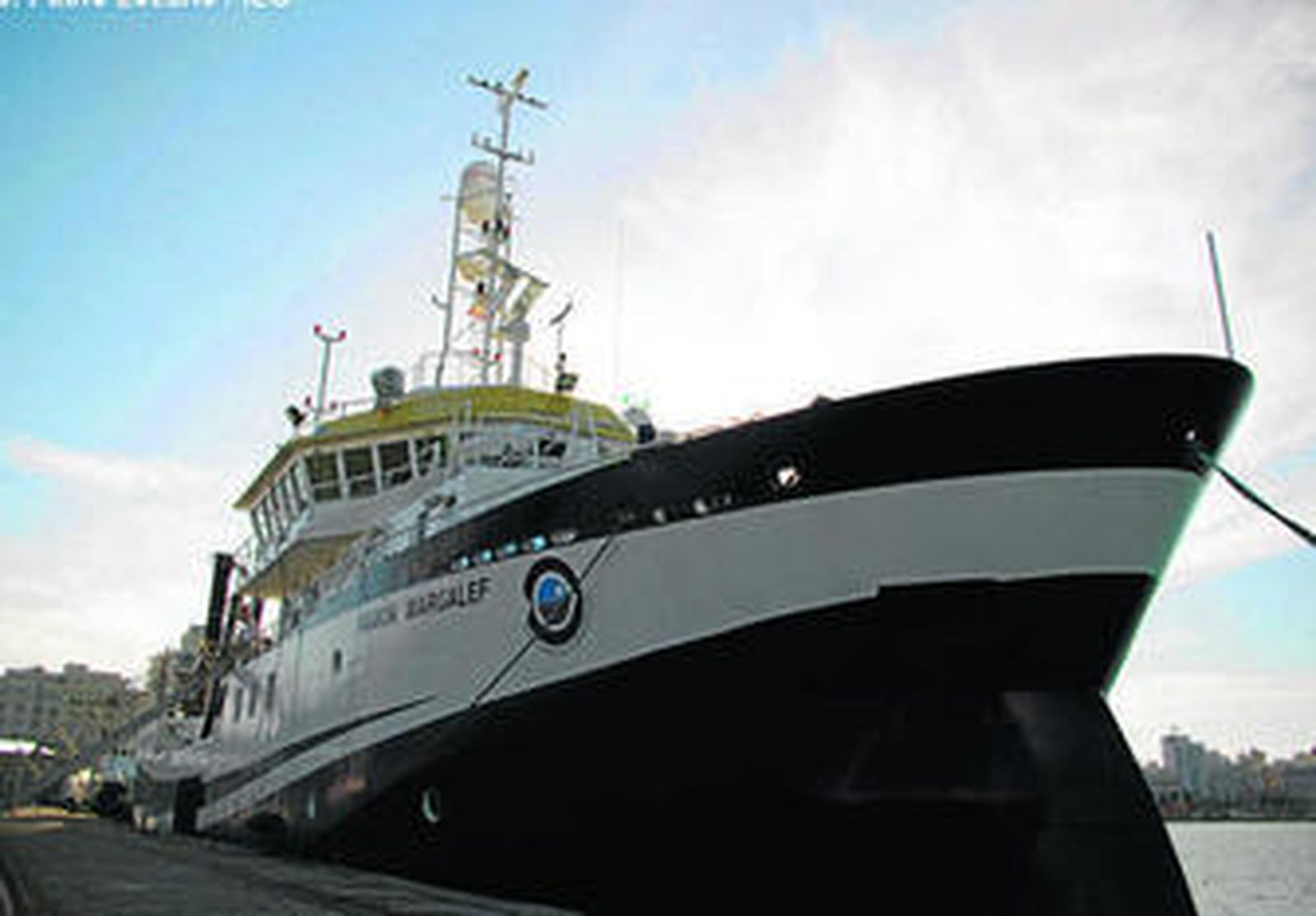 Imagen del buque oceanográfico Ramón Margalef.