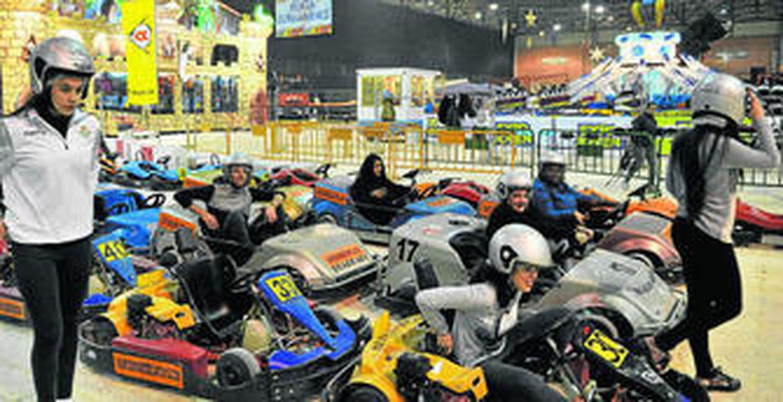 Pista de 'karts', en una ediciómn pasada.