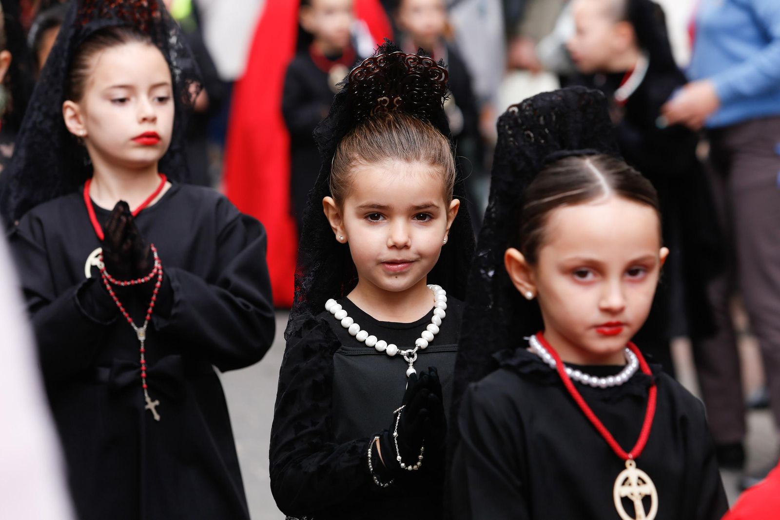 Fotos de la procesión infantil del colegio Nuestra Señora de los Milagros de Algeciras