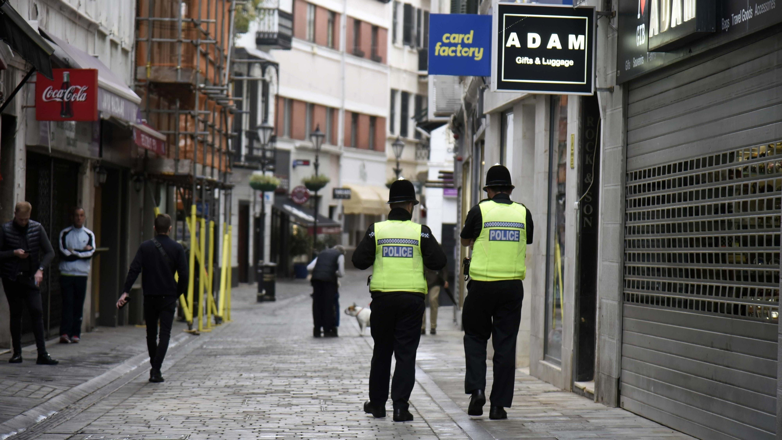 Las fotos de un día laborable en Gibraltar durante el coronavirus