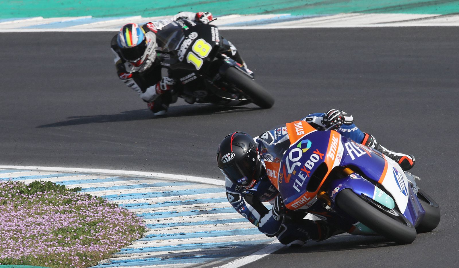 Imágenes de los entrenamientos de Moto2 y Moto3