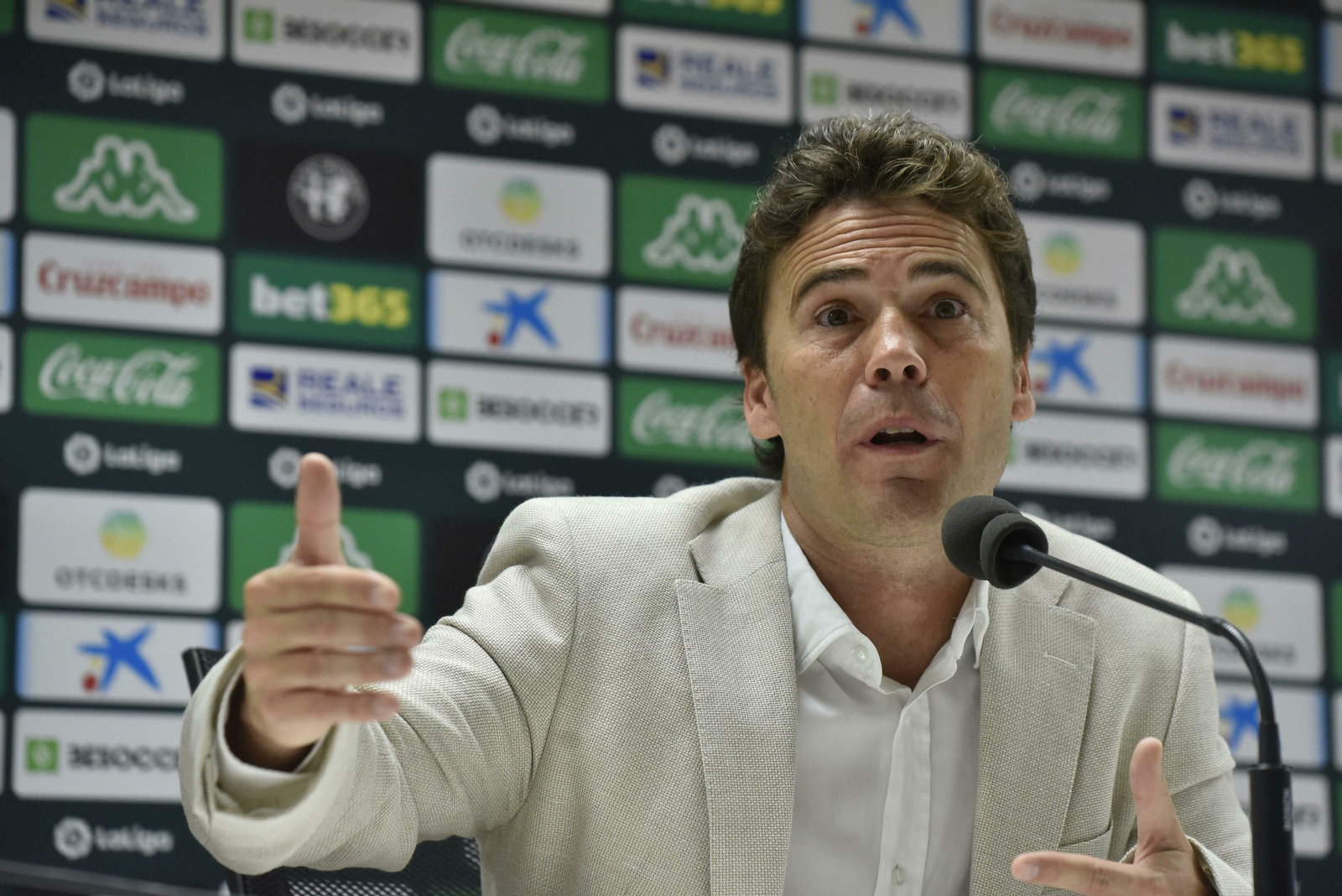 Rubi, en un momento de su presentación.