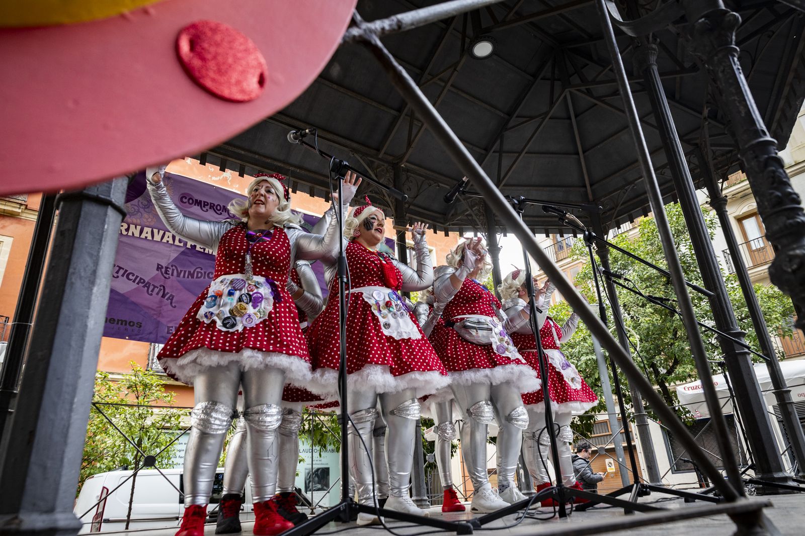 8M en Jerez: Carnaval Feminista en la Plaza del Banco