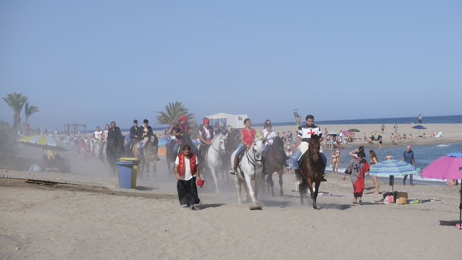 Imágenes del Torneo Medieval en la Playa del Lance. Moros y Cristianos de Mojácar