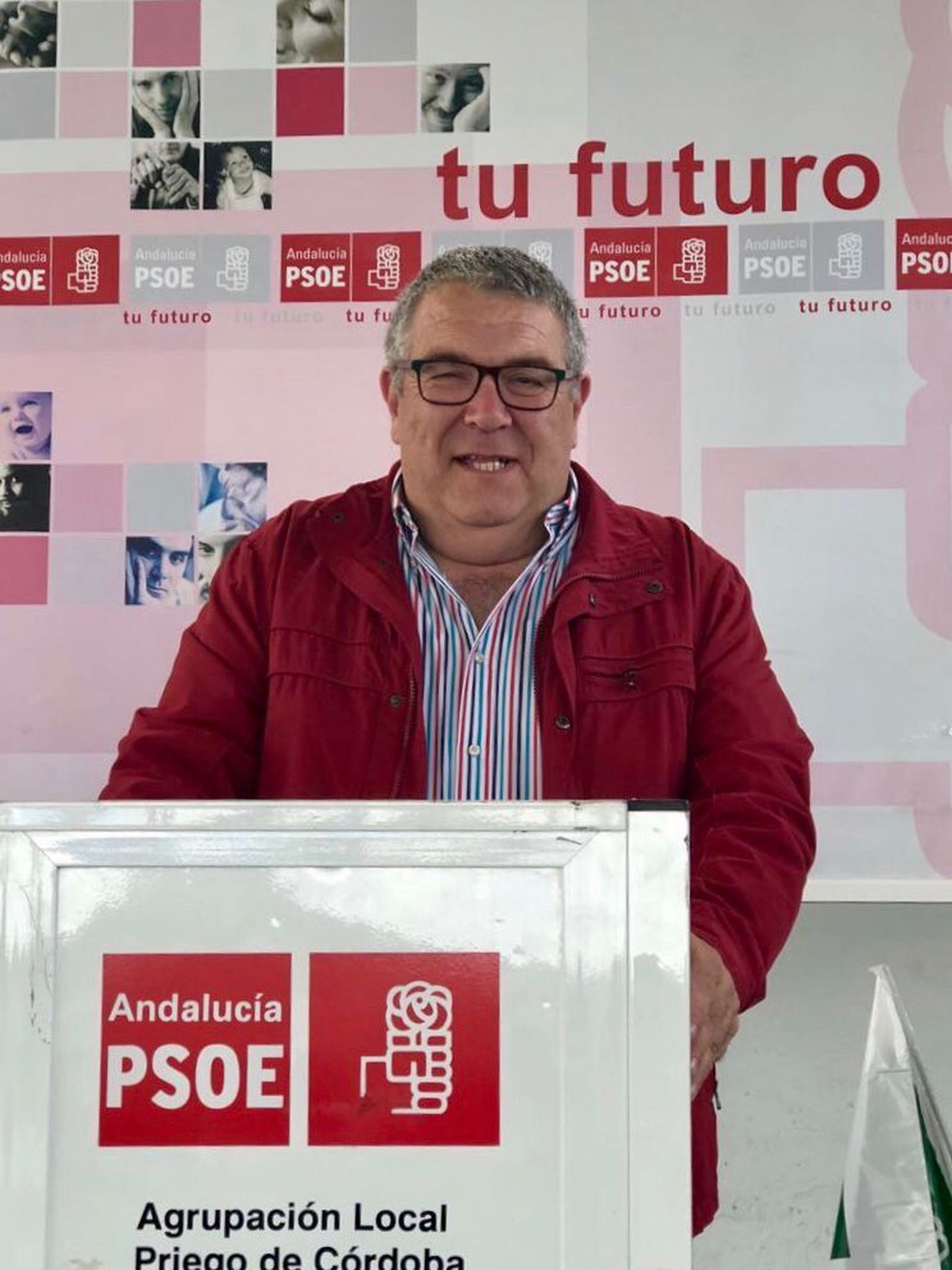 El secretario general del PSOE en Priego.