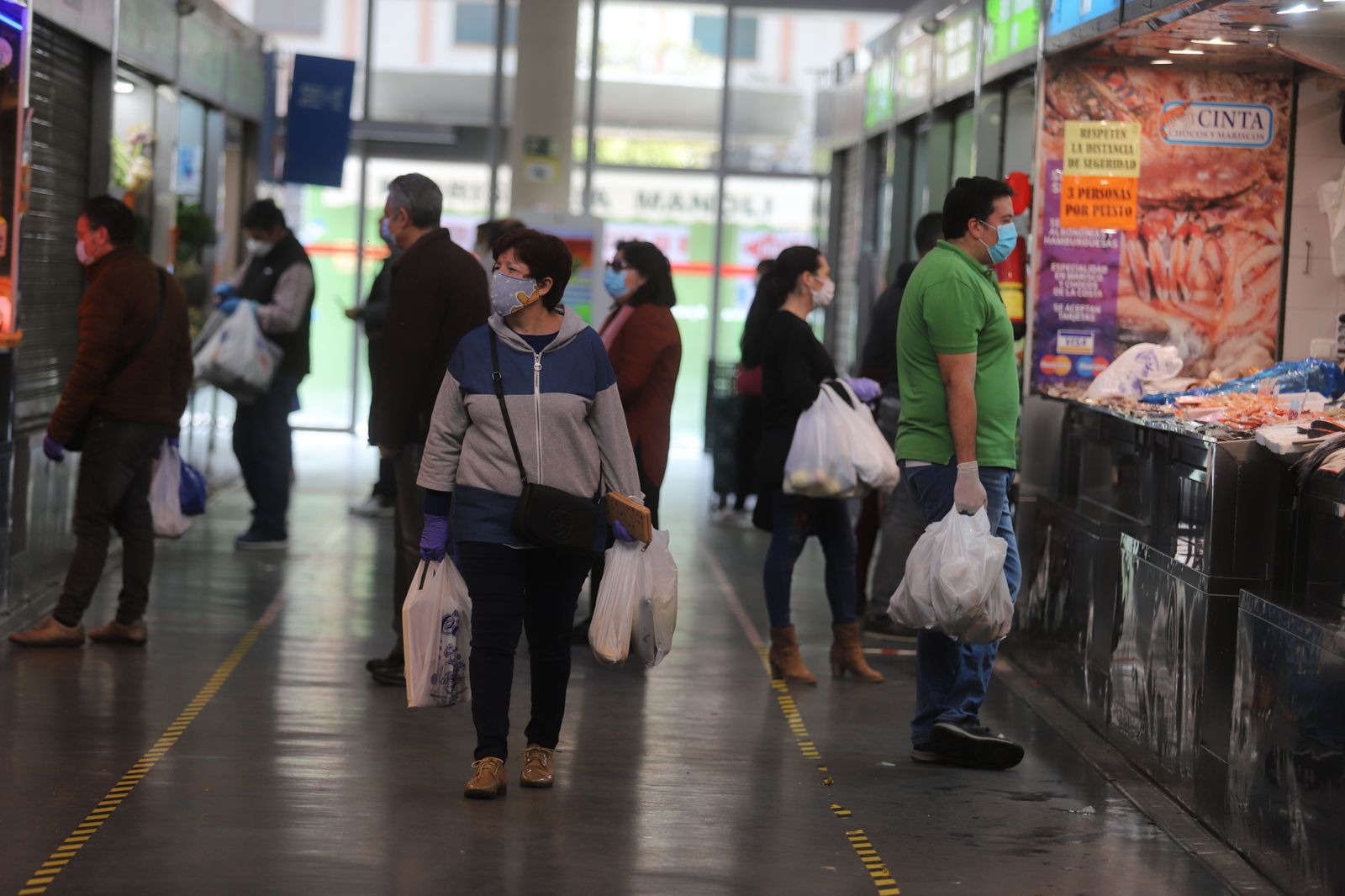 Imágenes del sábado de confinamiento
