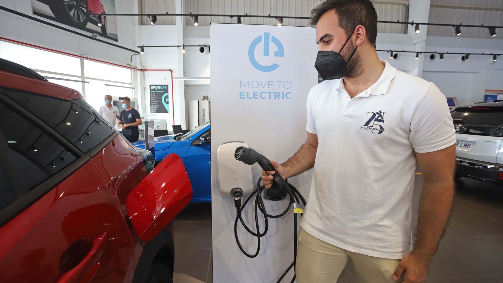 Vehículos eléctricos Peugeot.