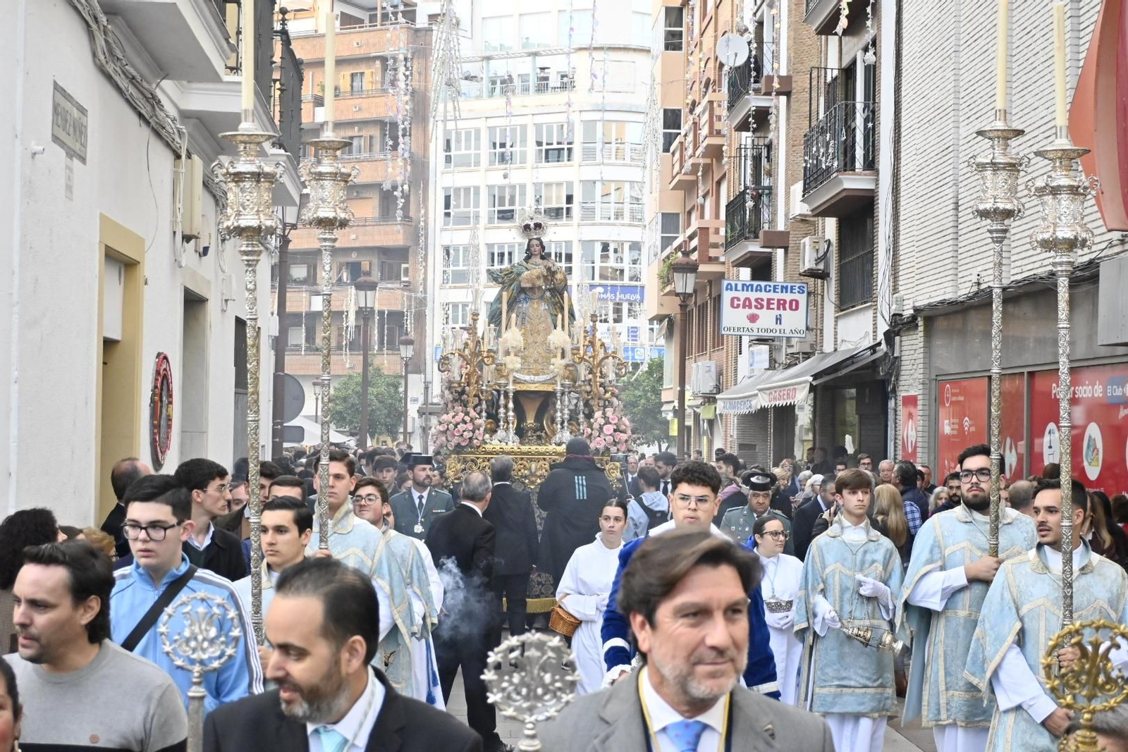 Imágenes de la procesión de la Virgen de la Inmaculada en Huelva