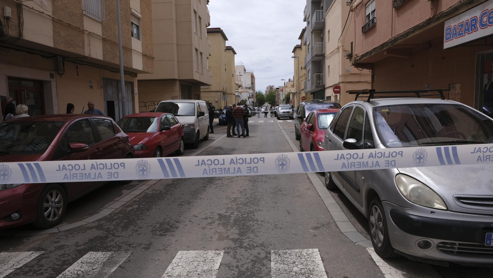 Imágenes de la vivienda con daños en el Tagarete. Almería