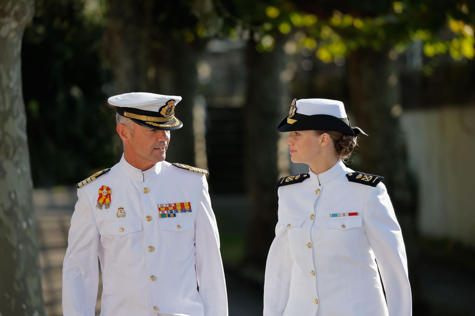 Las fotos del ingreso de la Princesa de Asturias en la Escuela Naval de Marín