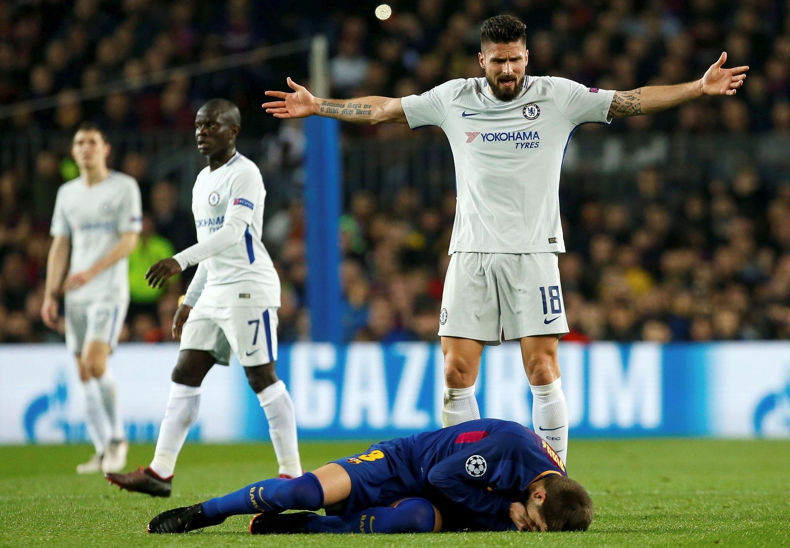 Las imágenes del Barcelona-Chelsea