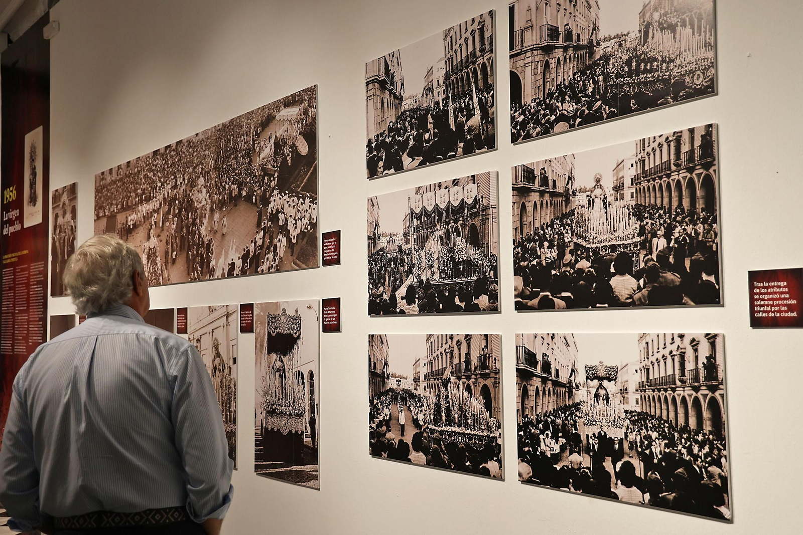 Imágenes de la Inauguración de la exposición 'Magna. Procesiones Marianas históricas en Huelva'