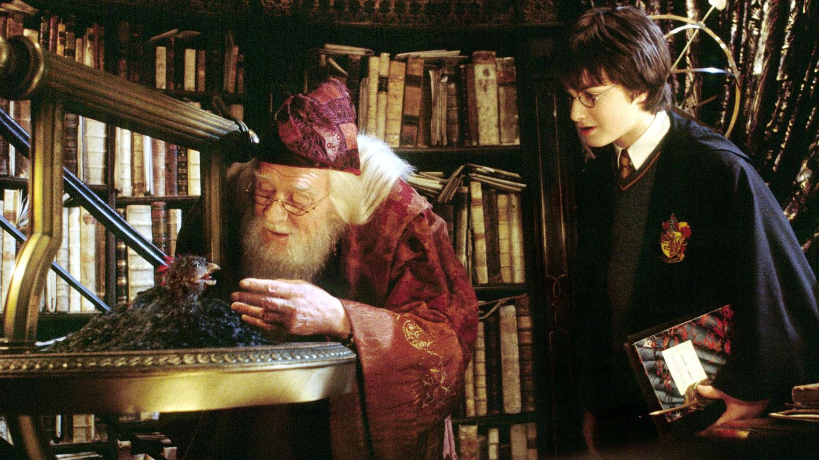 Una escena de una de las películas de Harry Poter.