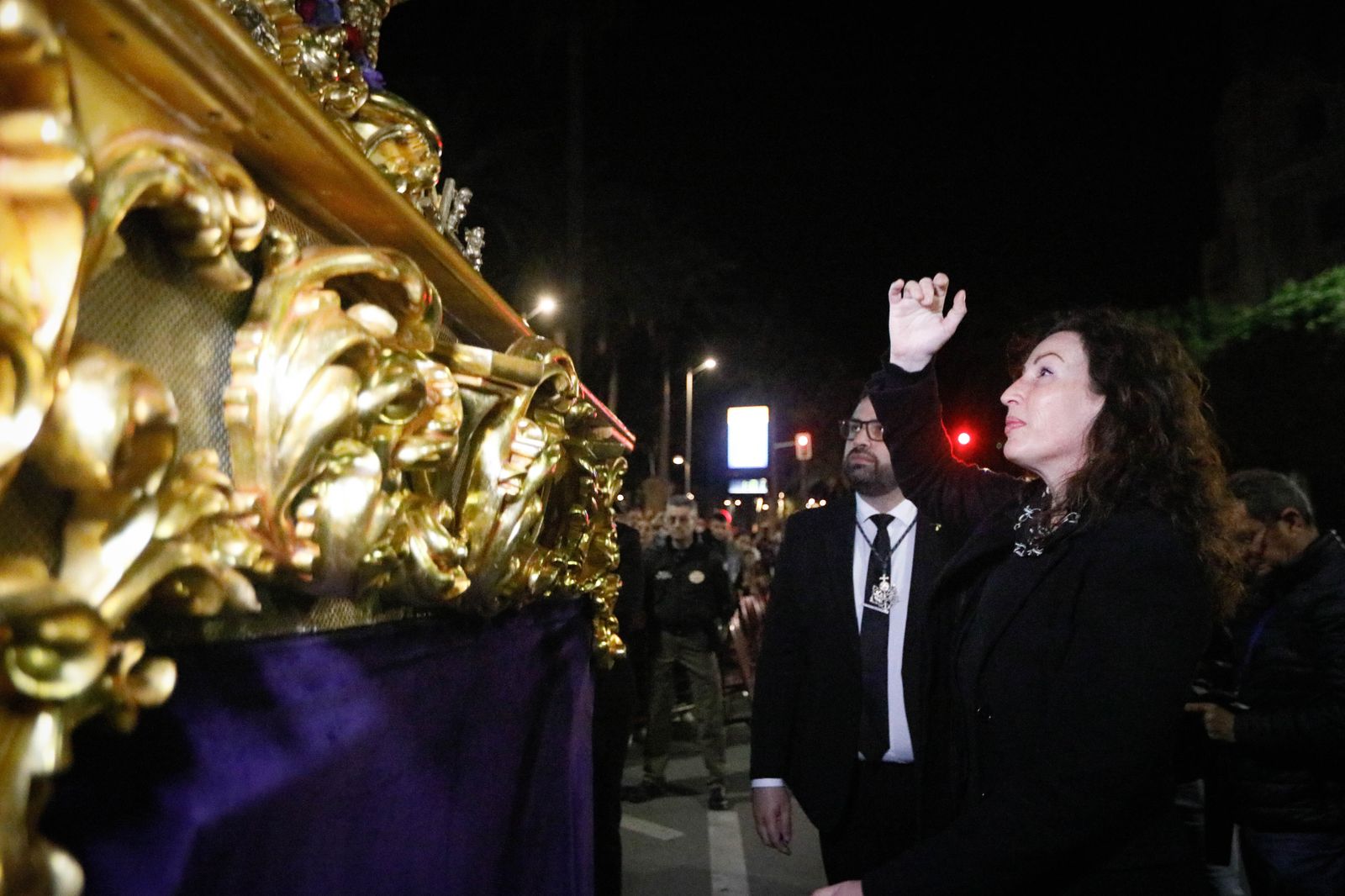 La procesión del Encuentro, en imágenes