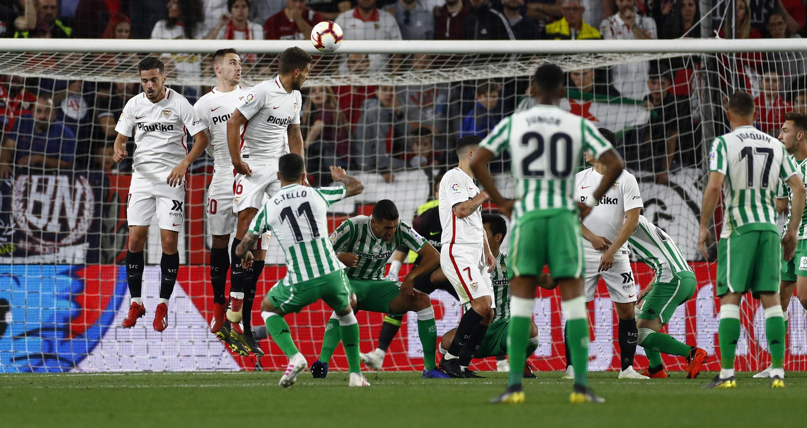 Las imágenes del derbi Sevilla-Betis