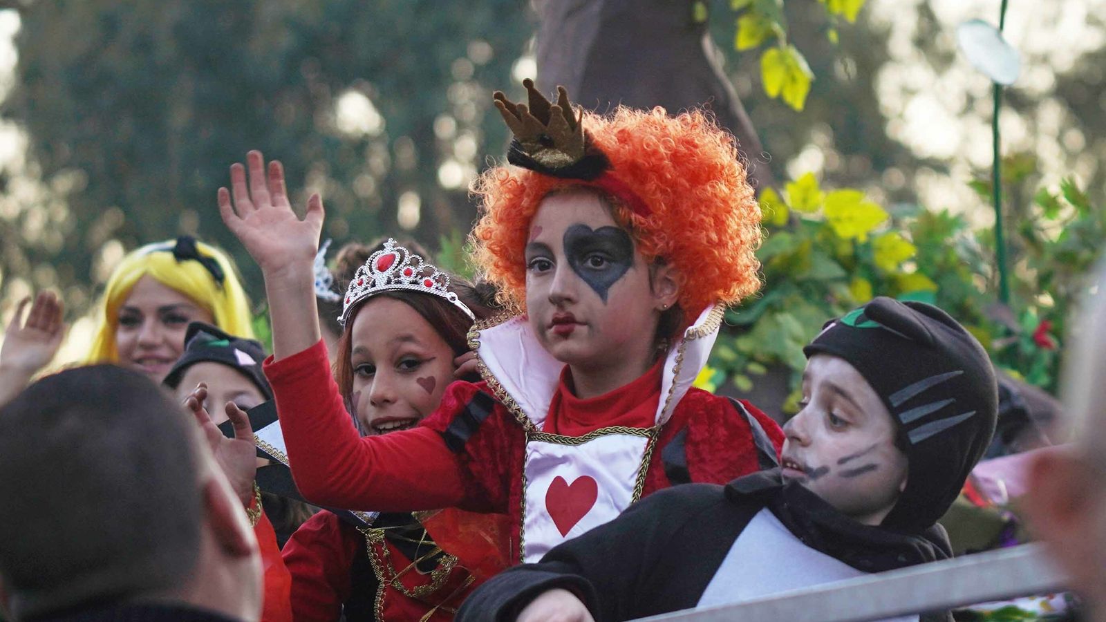 Carroza de 'Alicia en el país de las maravillas'.