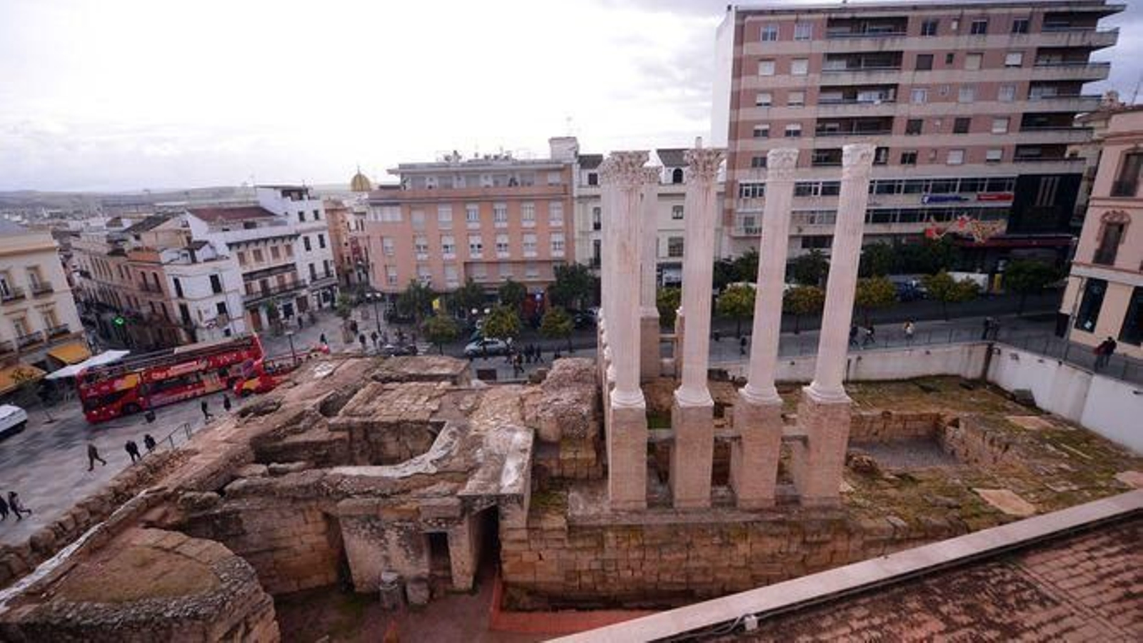 La empresa retomará el lunes las obras del Templo Romano