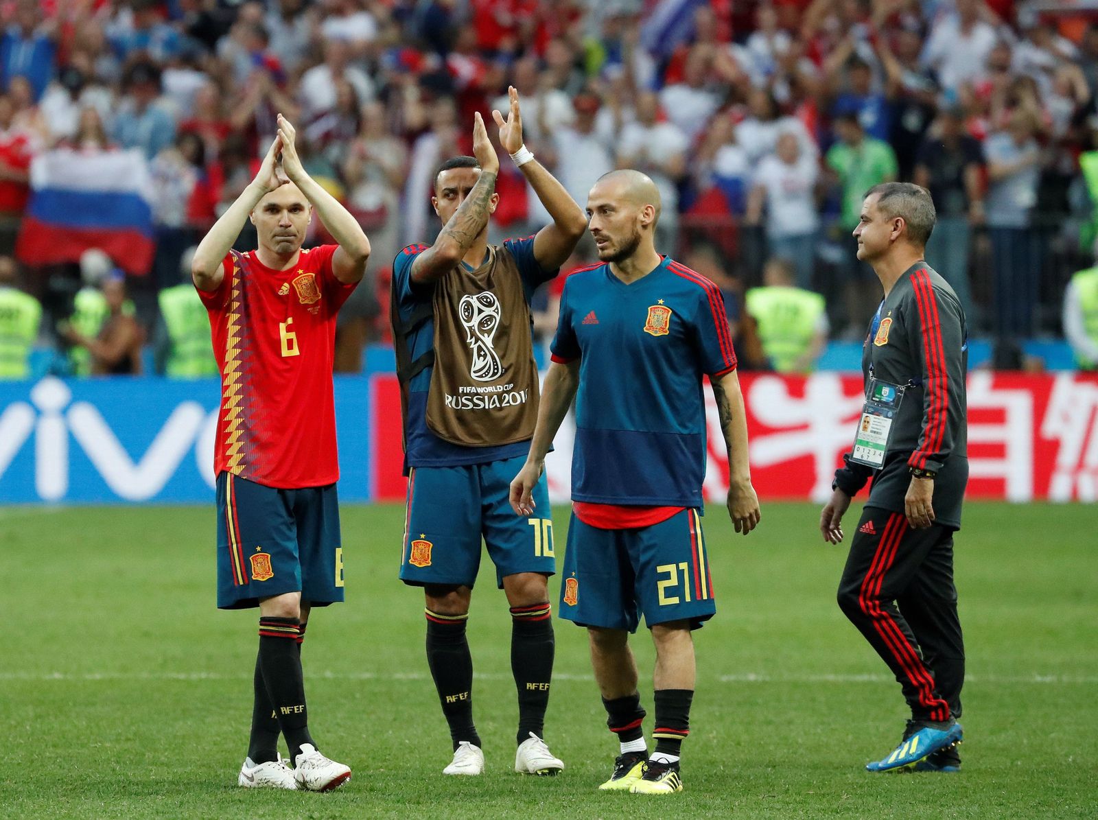 Las imágenes del España-Rusia