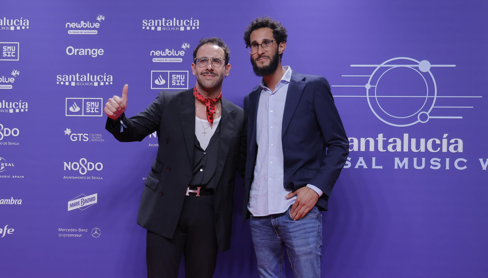 Famosos y artistas en la alfombra roja de la gala del flamenco en los 'Santalucía Universal Music Week'