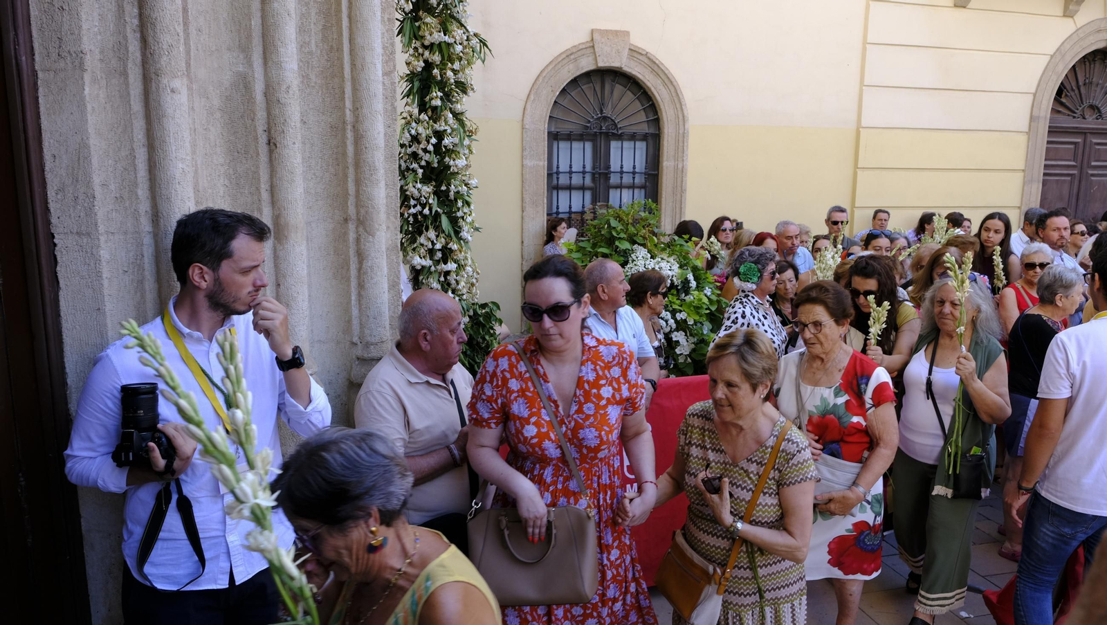 La ofrenda floral a la Virgen del Mar en la Feria de Almería 2025, en imágenes