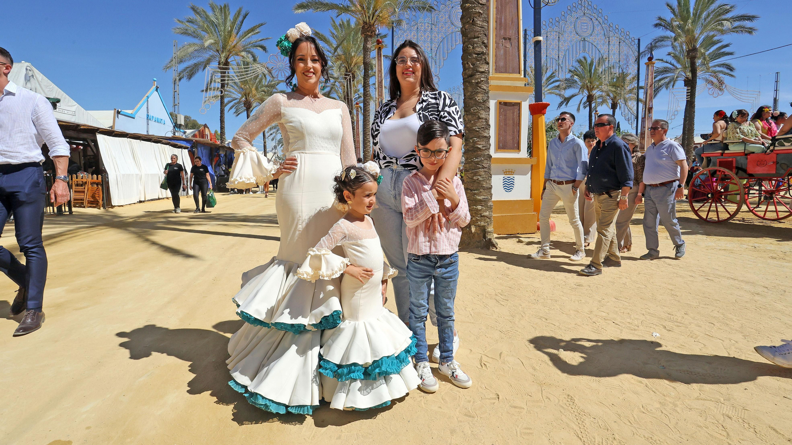 Búscate en las fotos del miércoles en la Feria de Jerez 2024