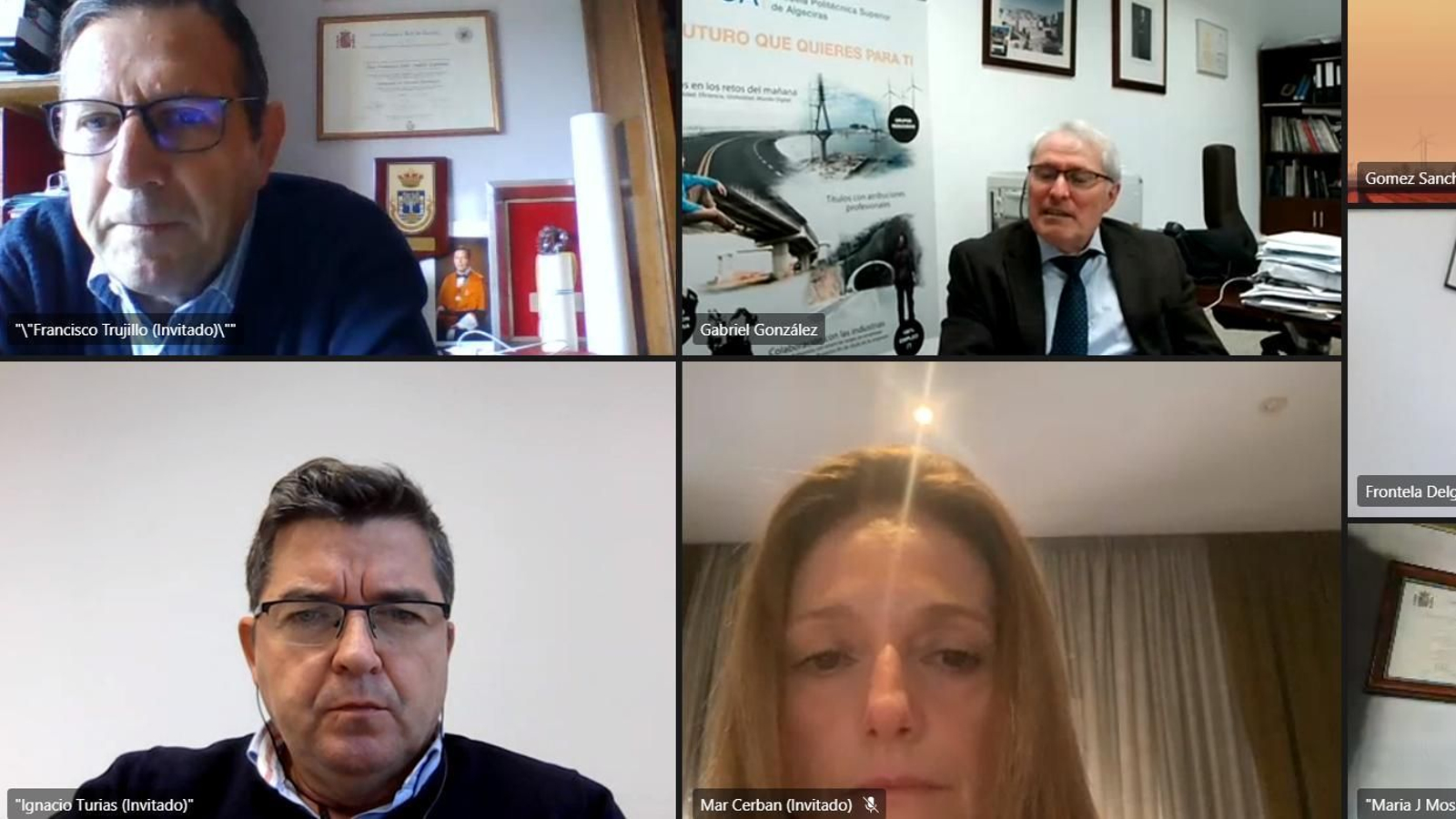 Reunión telemática de la comisión de la Cátedra Fundación Cepsa.