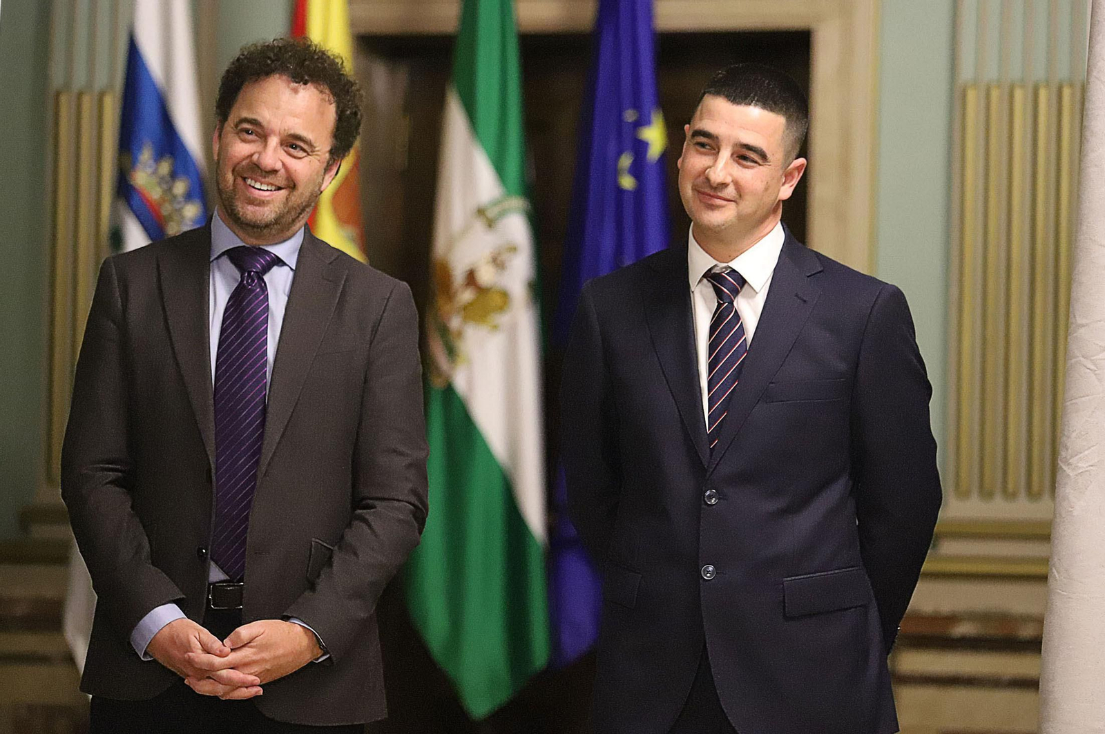 Imágenes del cartel de la Semana Santa 2023 de Huelva en su presentación