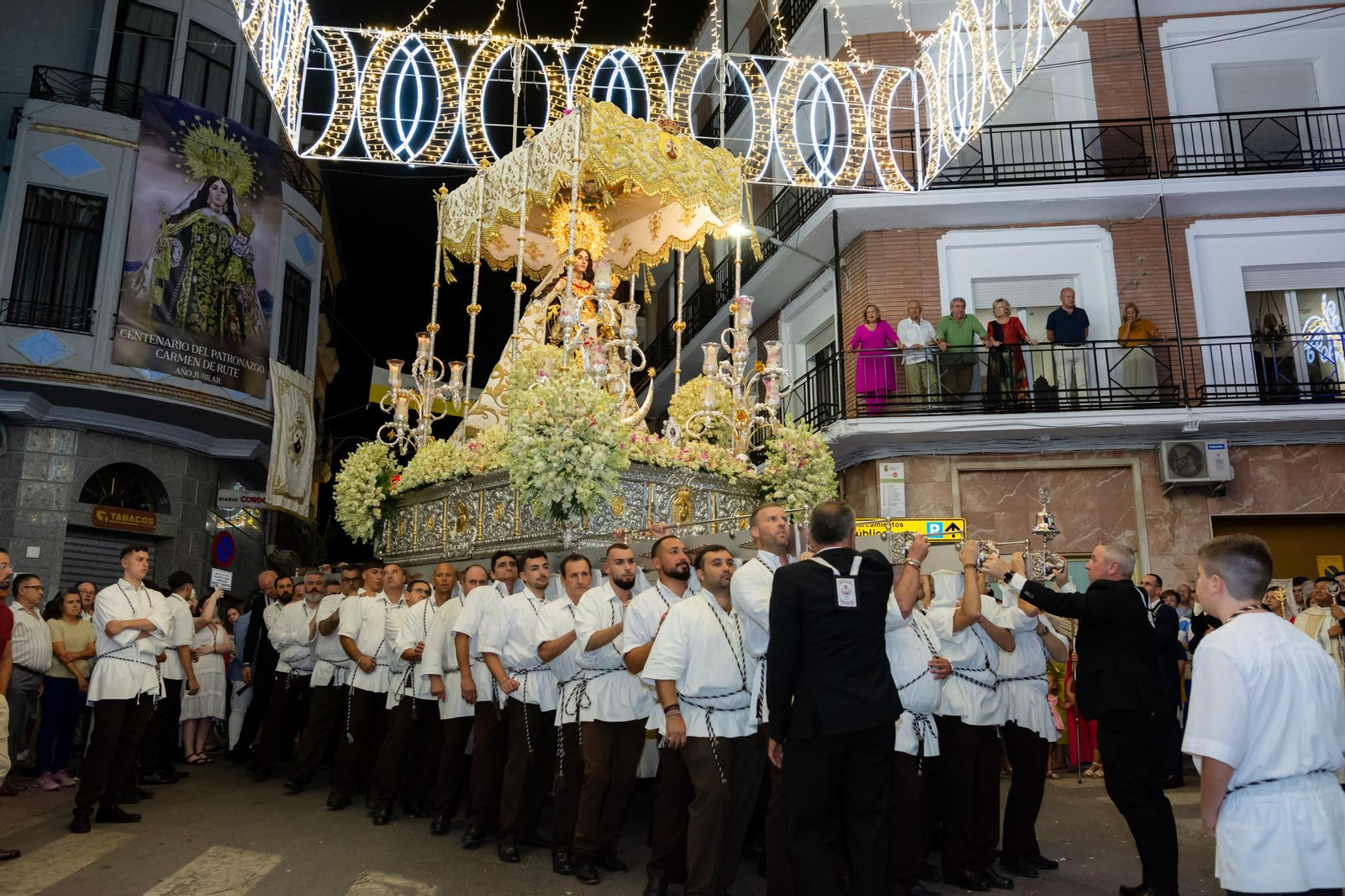 Procesión de la Virgen del Carmen en Rute.