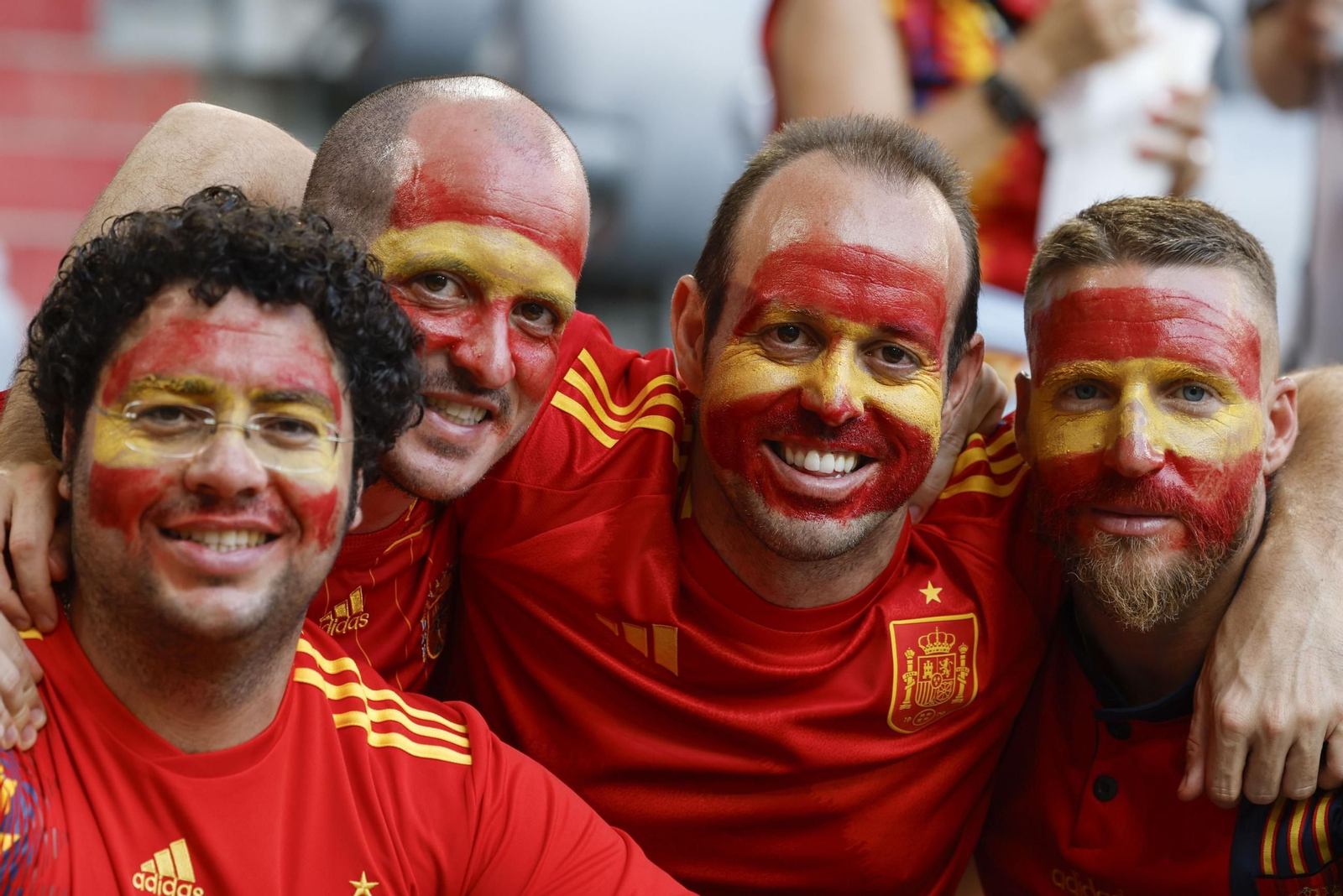 Las mejores imágenes del España - Francia
